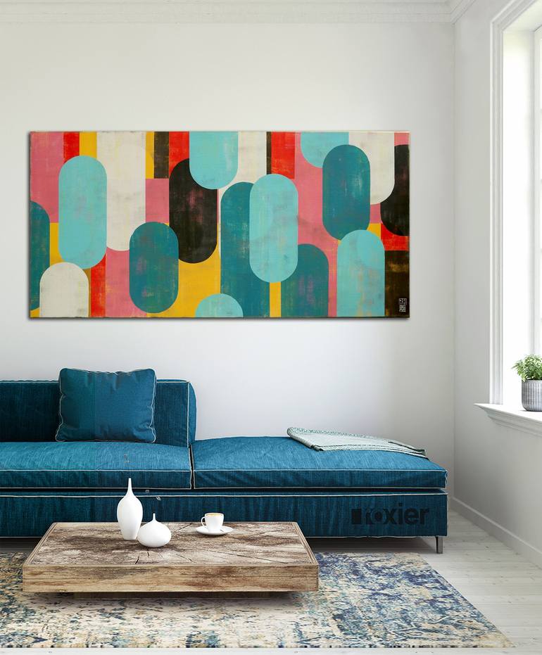 Original Abstract Painting by Ronald Hunter