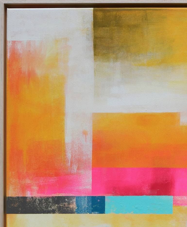 Original Geometric Abstract Painting by Ronald Hunter