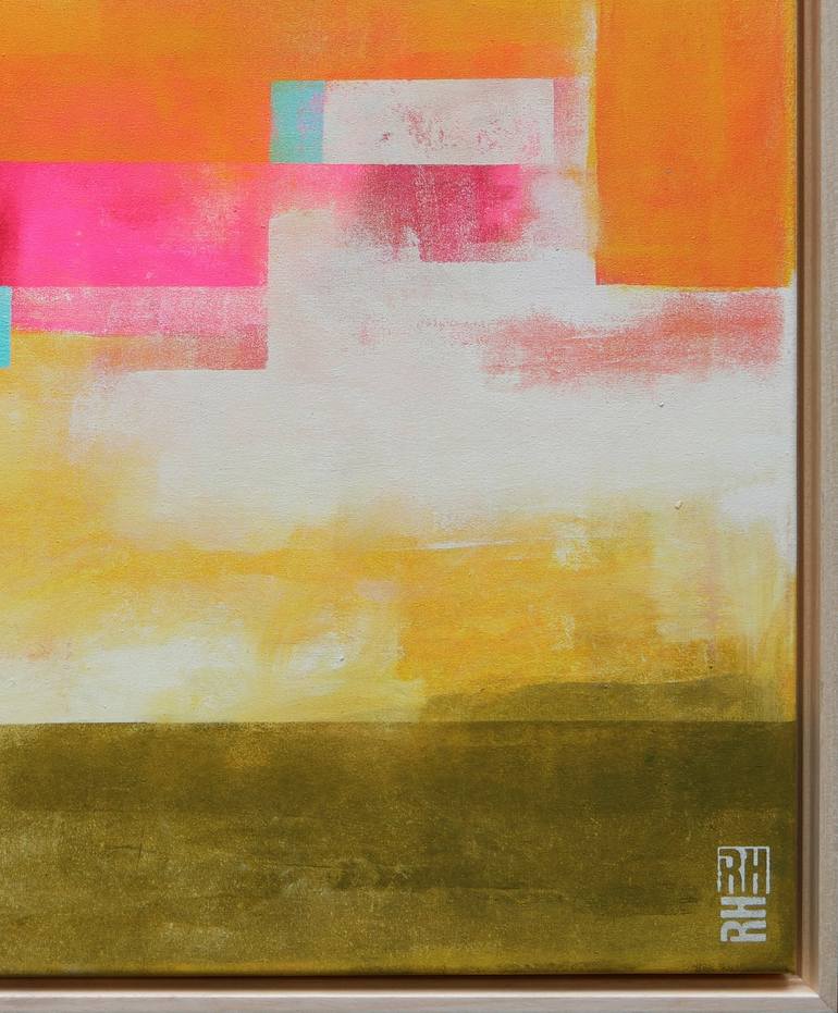 Original Geometric Abstract Painting by Ronald Hunter