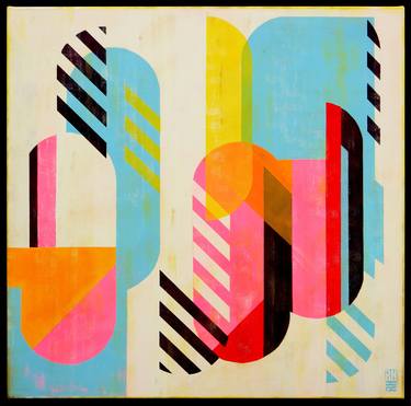 Original Pop Art Abstract Paintings by Ronald Hunter