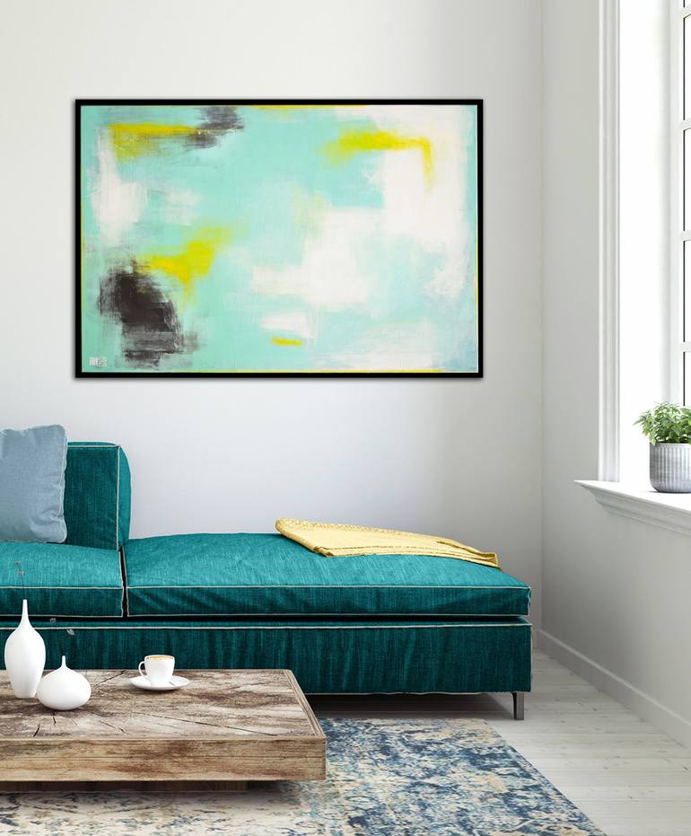 Original Abstract Painting by Ronald Hunter