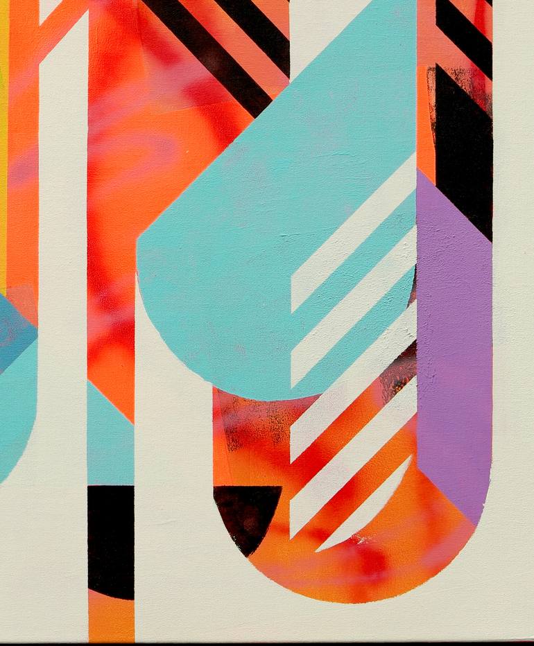 Original Abstract Expressionism Abstract Painting by Ronald Hunter