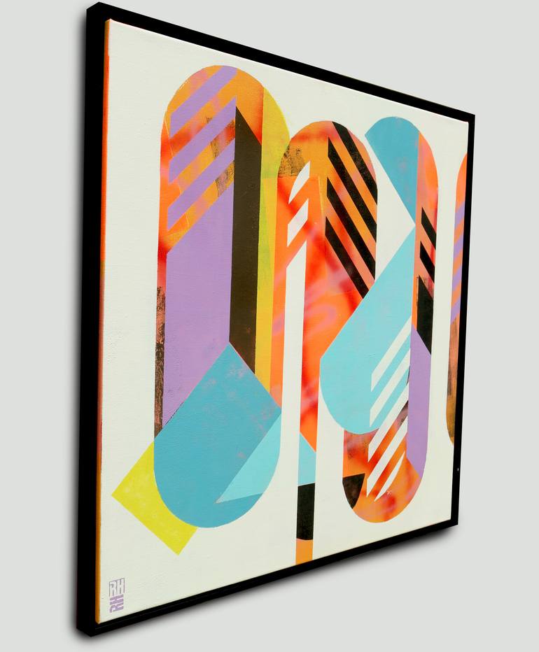 Original Abstract Expressionism Abstract Painting by Ronald Hunter