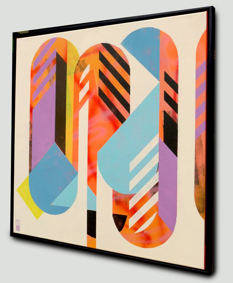 Original Abstract Expressionism Abstract Painting by Ronald Hunter