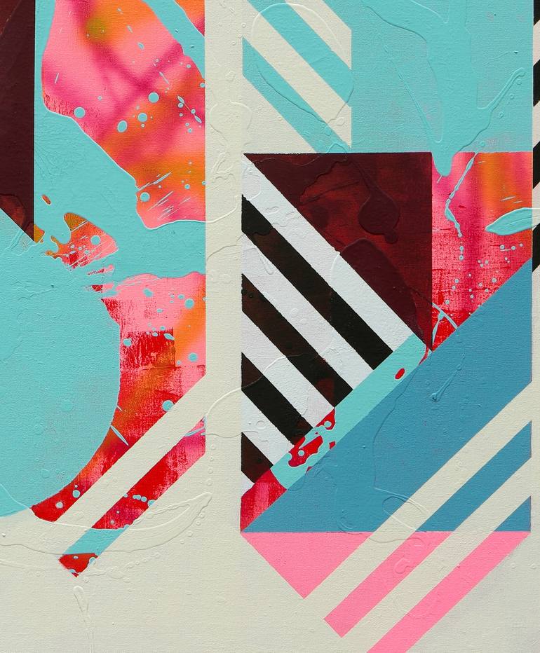 Original Abstract Expressionism Abstract Painting by Ronald Hunter