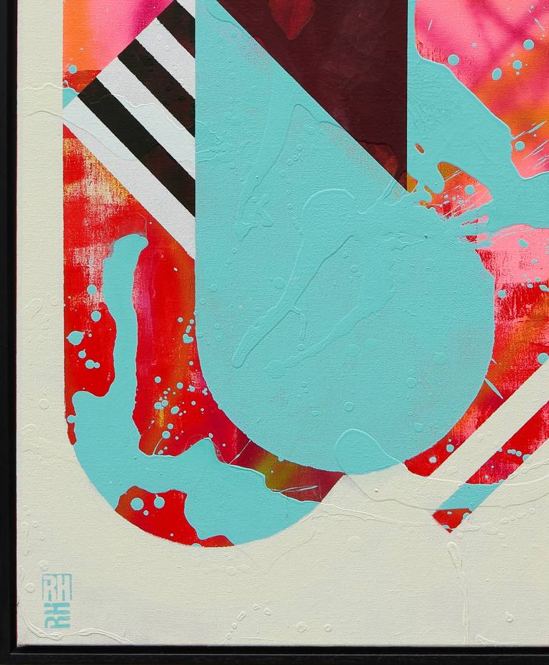 Original Abstract Expressionism Abstract Painting by Ronald Hunter
