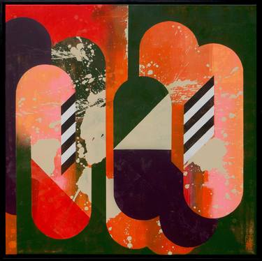Original Abstract Expressionism Abstract Paintings by Ronald Hunter