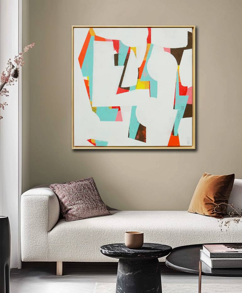 Original Abstract Expressionism Abstract Painting by Ronald Hunter