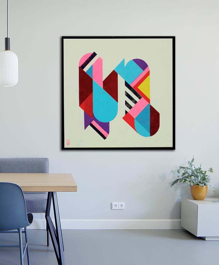 Original Abstract Expressionism Abstract Painting by Ronald Hunter