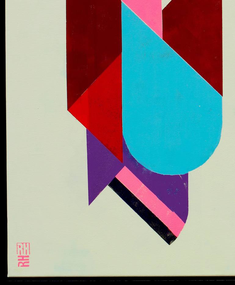 Original Abstract Expressionism Abstract Painting by Ronald Hunter