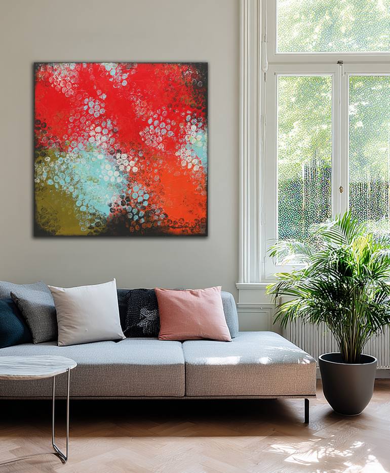 Original Abstract Expressionism Abstract Painting by Ronald Hunter