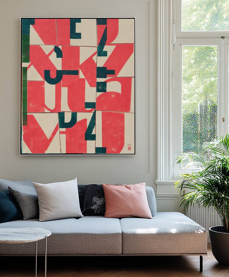 Original Abstract Expressionism Abstract Painting by Ronald Hunter