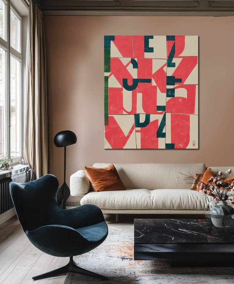 Original Abstract Expressionism Abstract Painting by Ronald Hunter