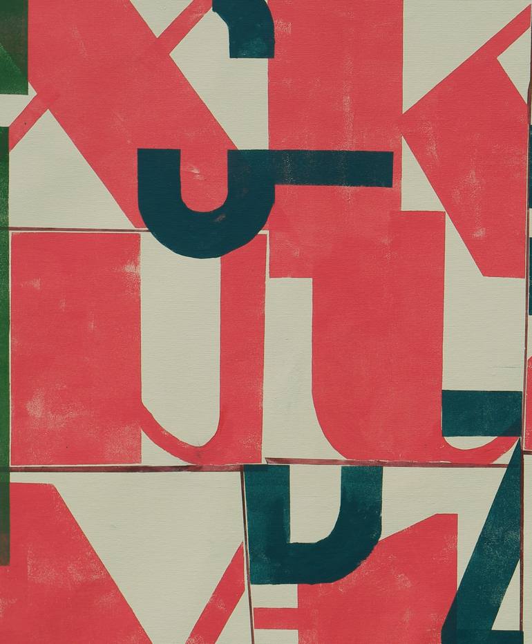 Original Abstract Expressionism Abstract Painting by Ronald Hunter