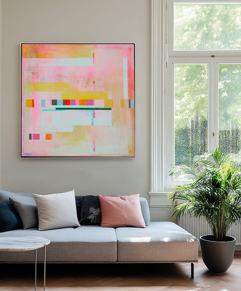 Original Abstract Expressionism Abstract Painting by Ronald Hunter