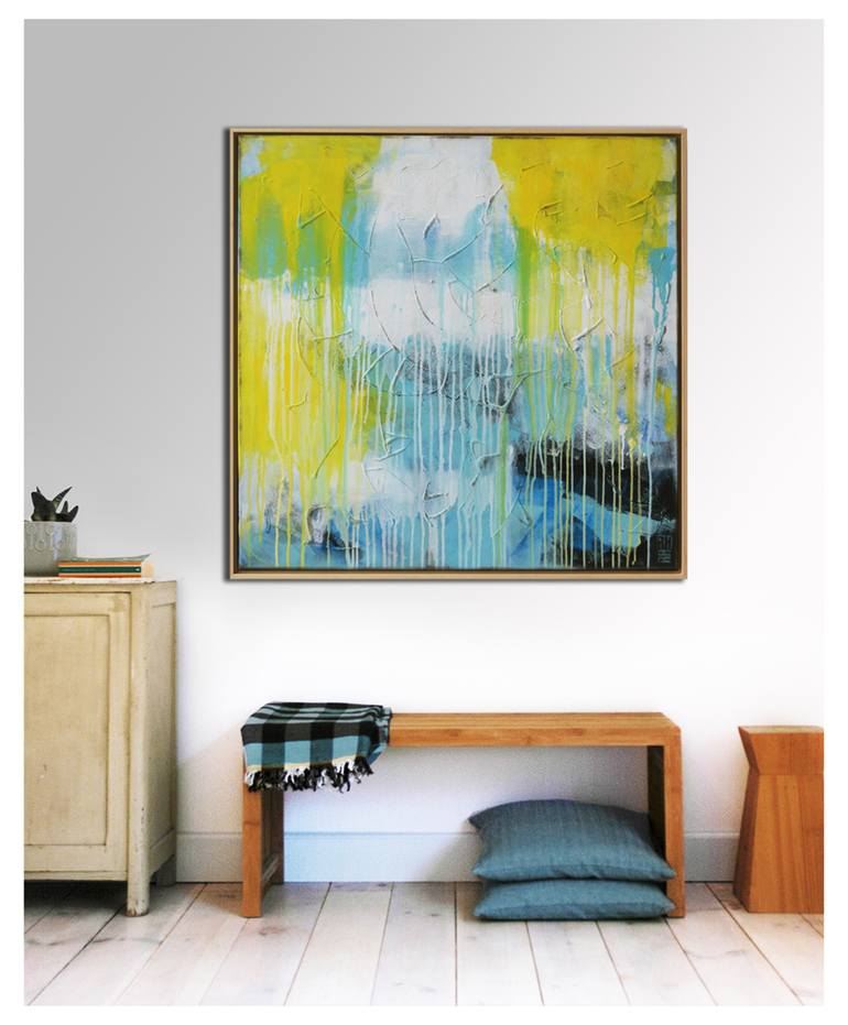 Original Abstract Painting by Ronald Hunter