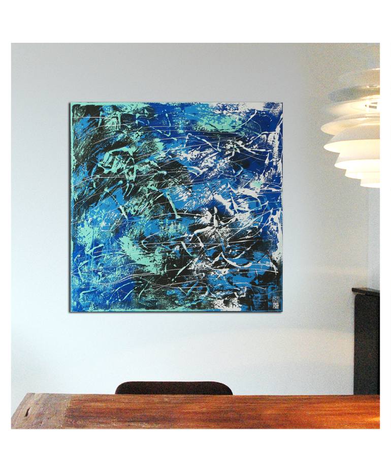 Original Abstract Painting by Ronald Hunter