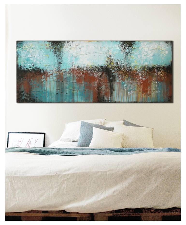 Original Abstract Painting by Ronald Hunter