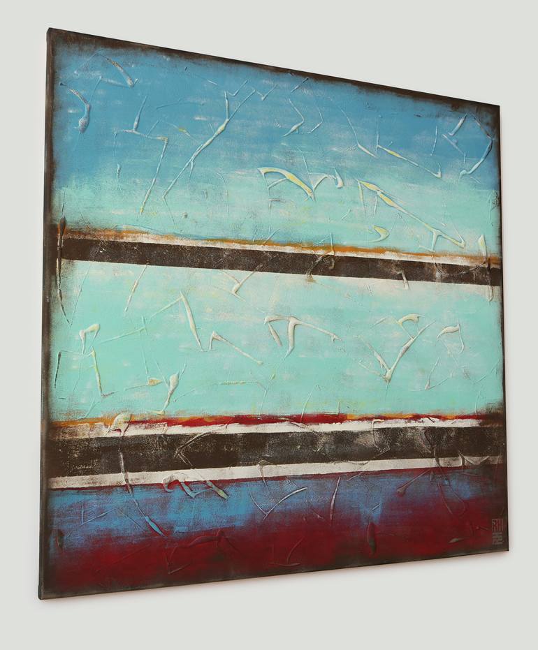 Original Abstract Painting by Ronald Hunter