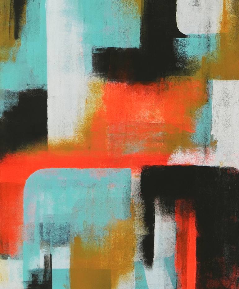 Original Abstract Painting by Ronald Hunter