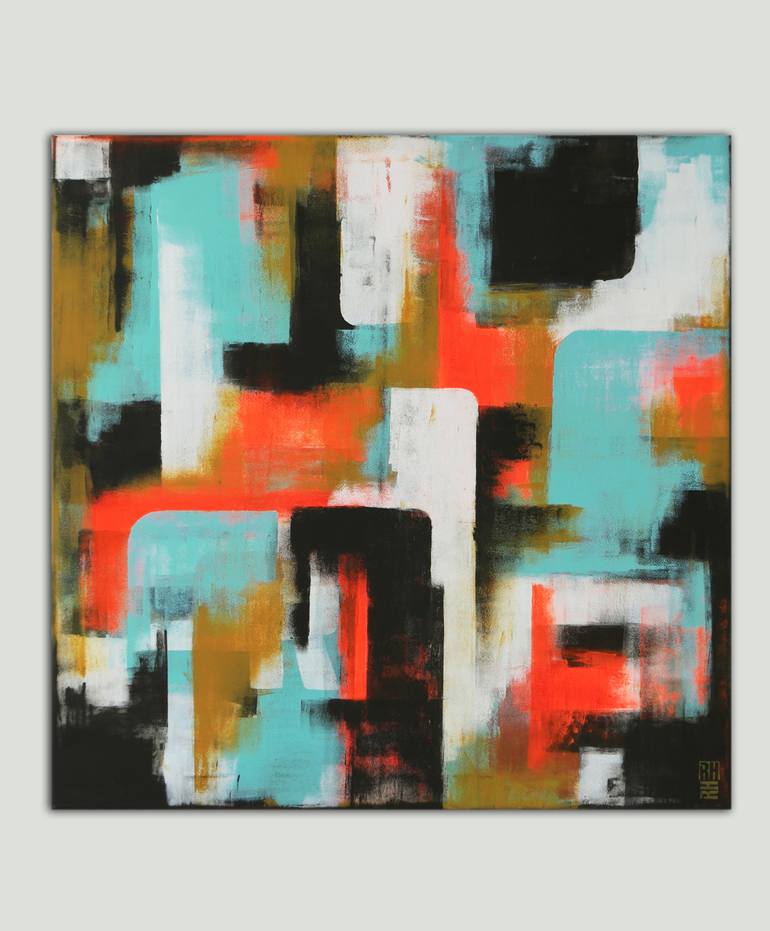 Original Abstract Painting by Ronald Hunter