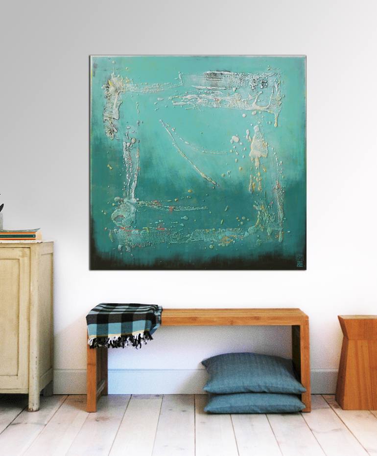 Original Abstract Expressionism Abstract Painting by Ronald Hunter