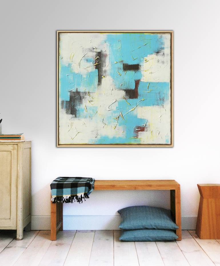 Original Abstract Painting by Ronald Hunter