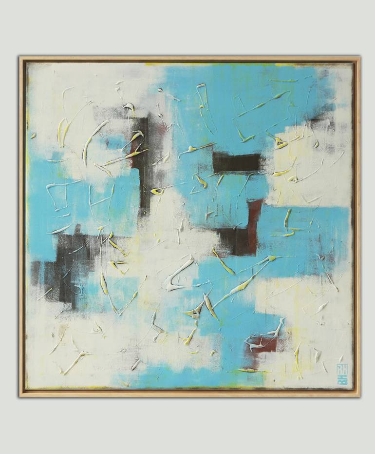 Original Abstract Painting by Ronald Hunter