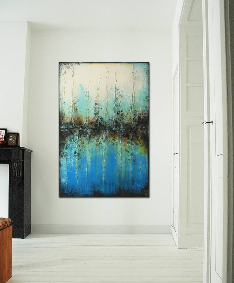 Original Abstract Painting by Ronald Hunter