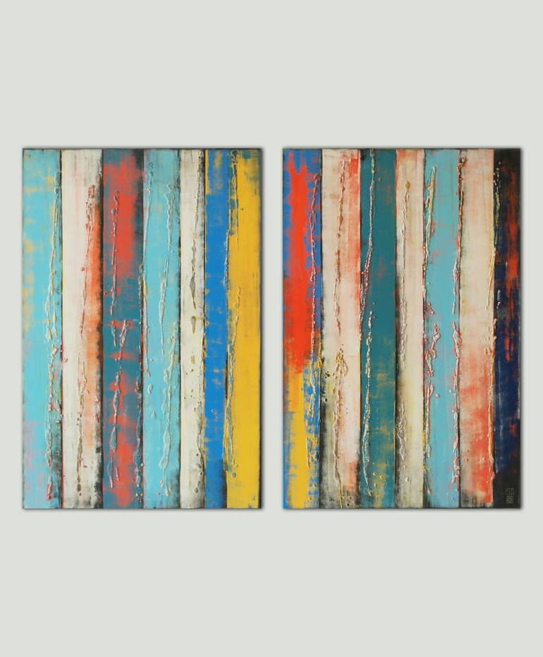 Original Abstract Painting by Ronald Hunter