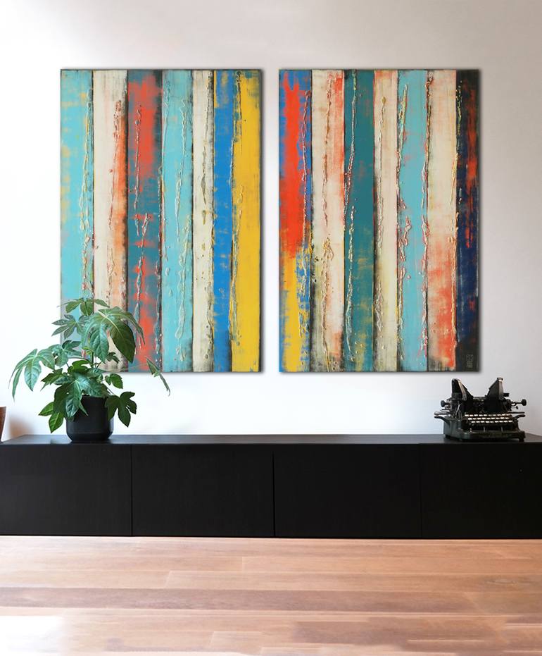 Original Modern Abstract Painting by Ronald Hunter