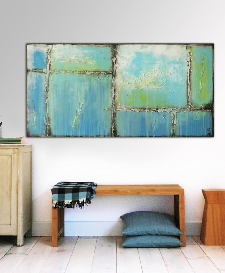 Original Modern Abstract Painting by Ronald Hunter