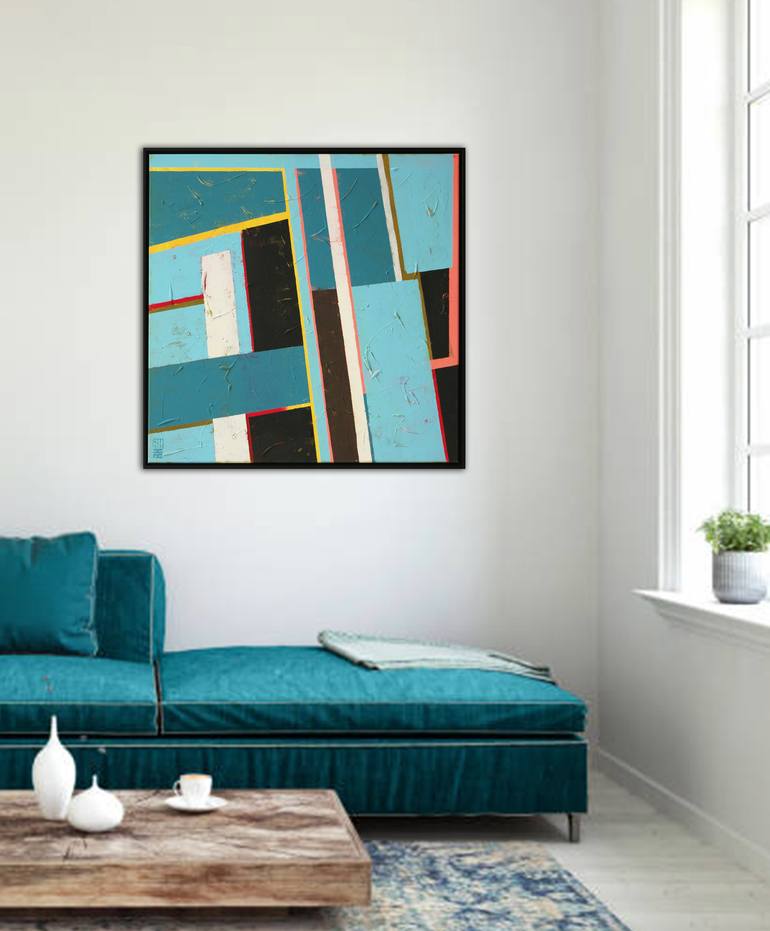 Original Abstract Painting by Ronald Hunter