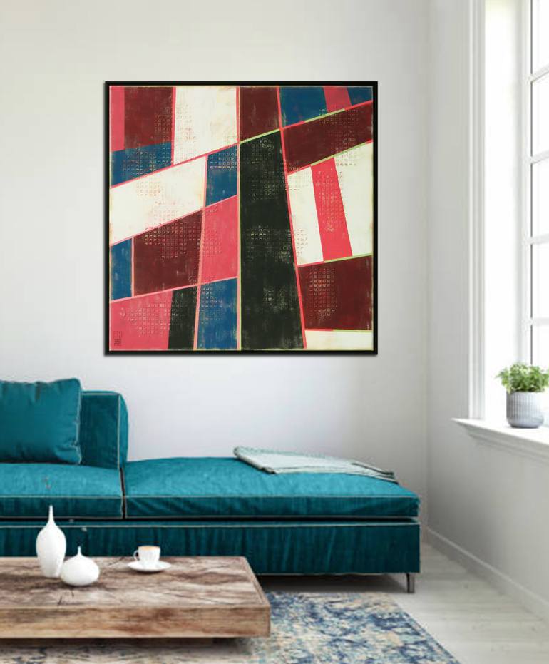 Original Abstract Painting by Ronald Hunter