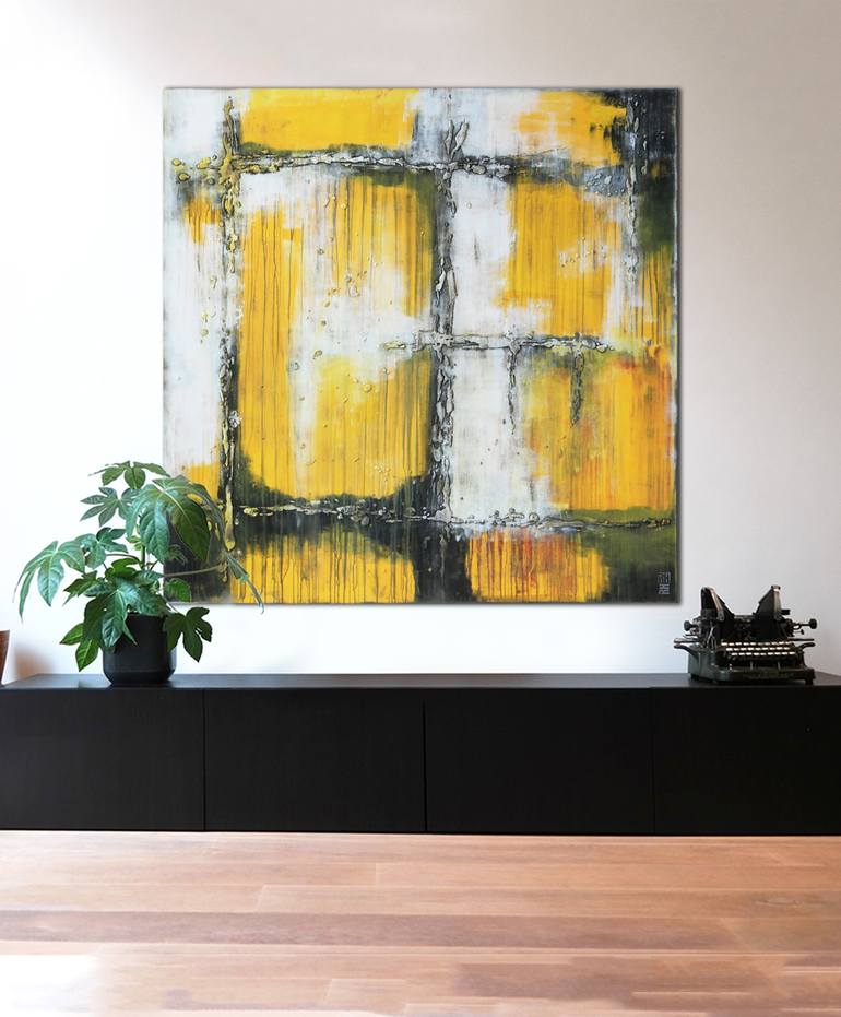 Original Abstract Expressionism Abstract Painting by Ronald Hunter