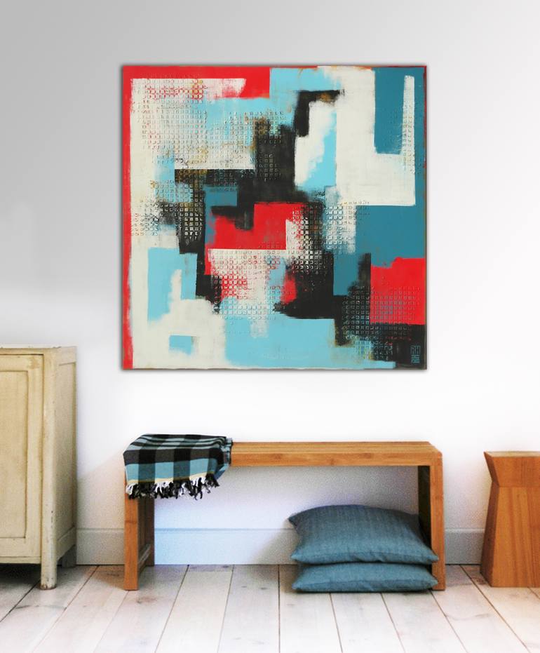 Original Abstract Painting by Ronald Hunter