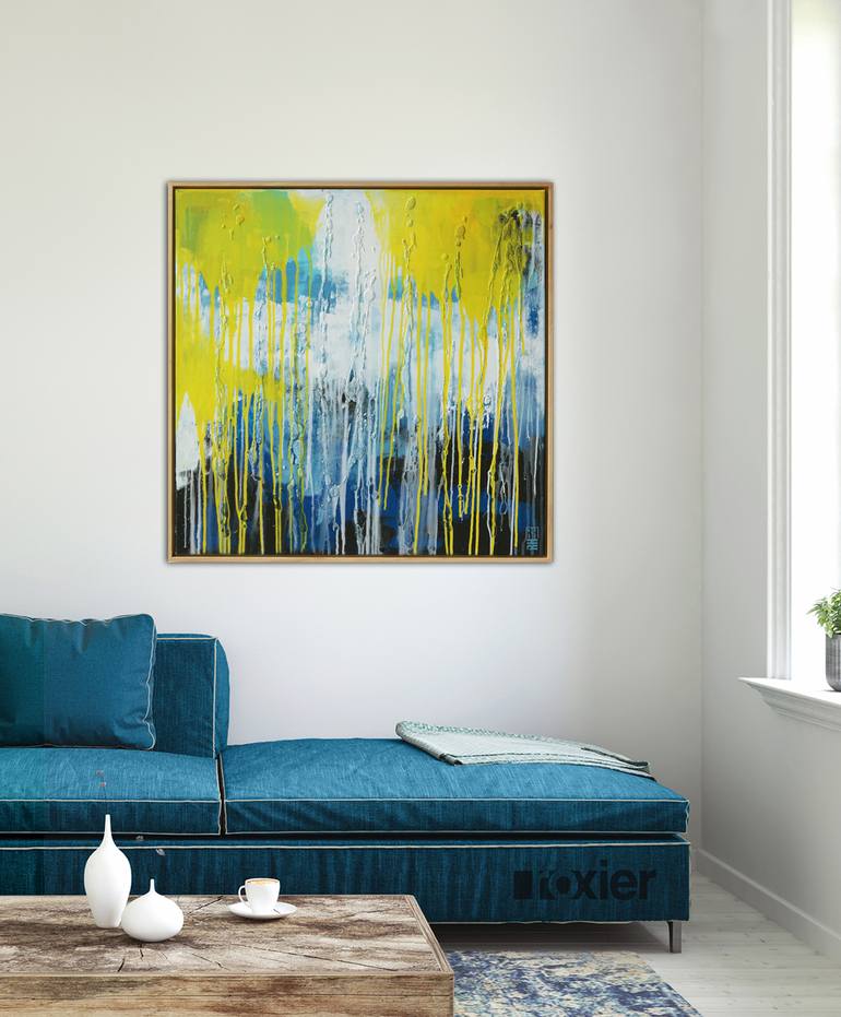 Original Modern Abstract Painting by Ronald Hunter