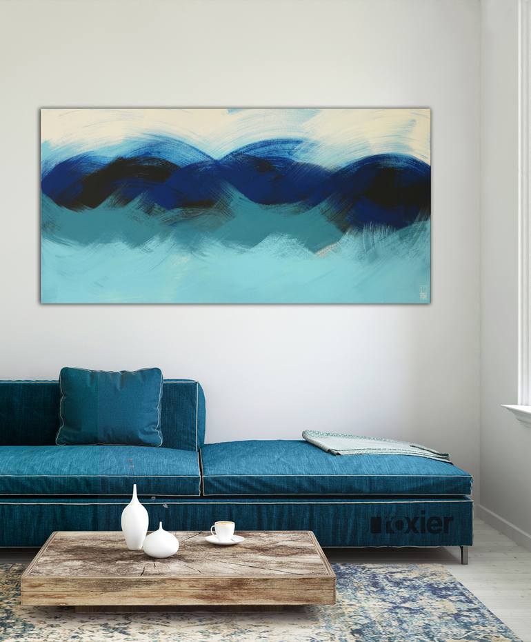 Original Abstract Painting by Ronald Hunter