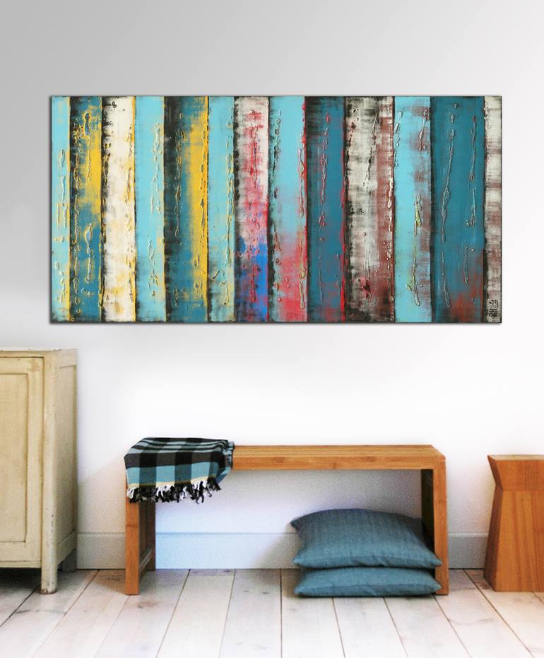 Original Modern Abstract Painting by Ronald Hunter