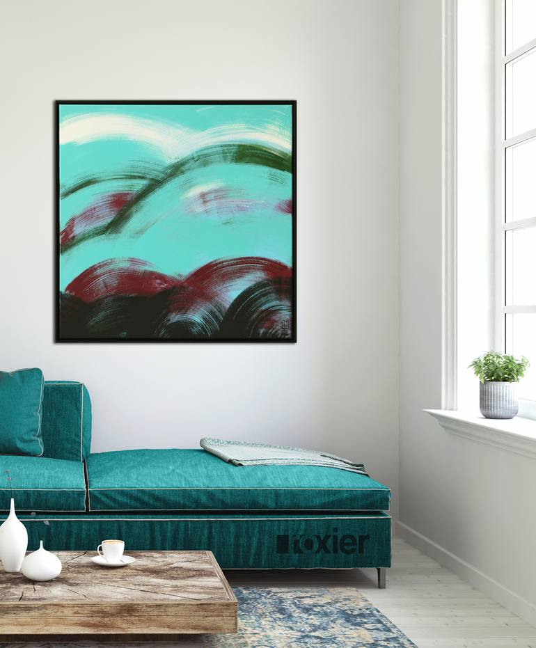 Original Abstract Expressionism Abstract Painting by Ronald Hunter