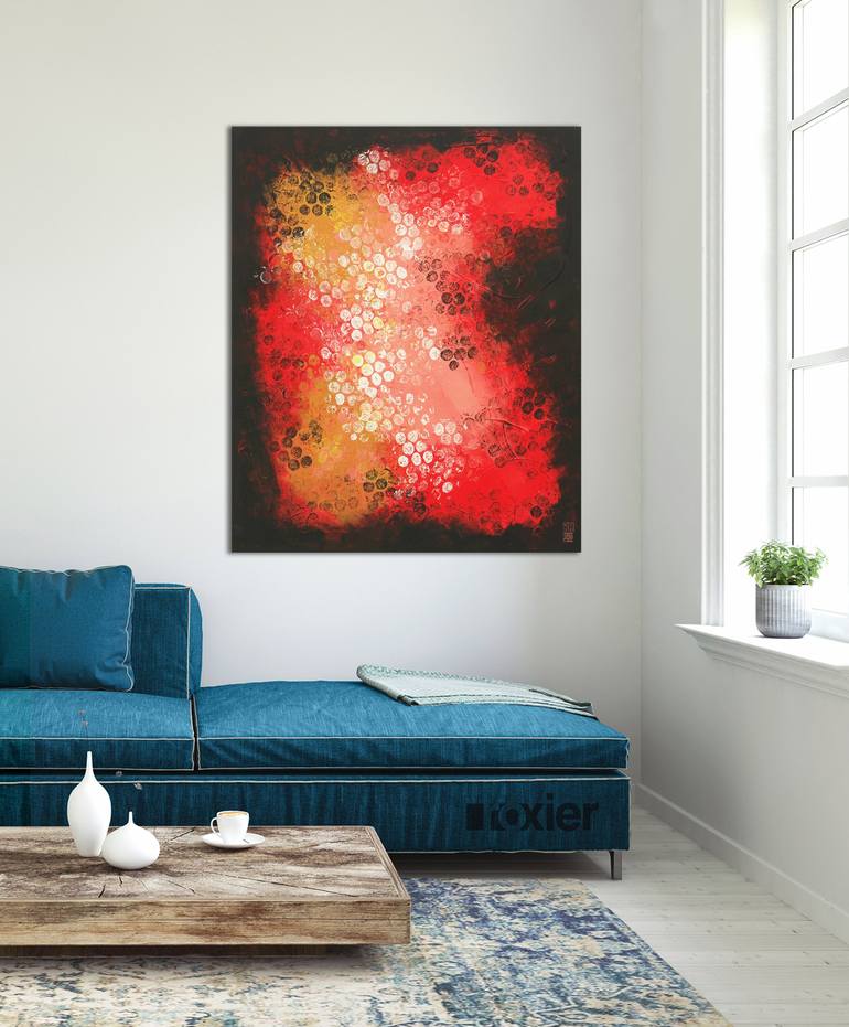 Original Abstract Painting by Ronald Hunter