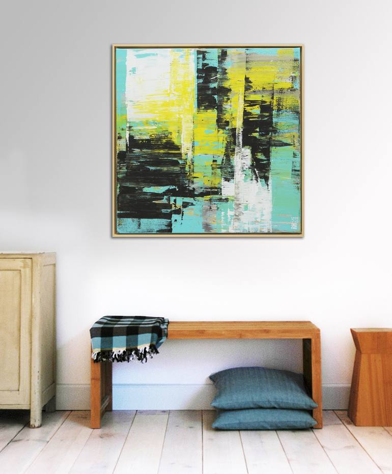 Original Abstract Painting by Ronald Hunter