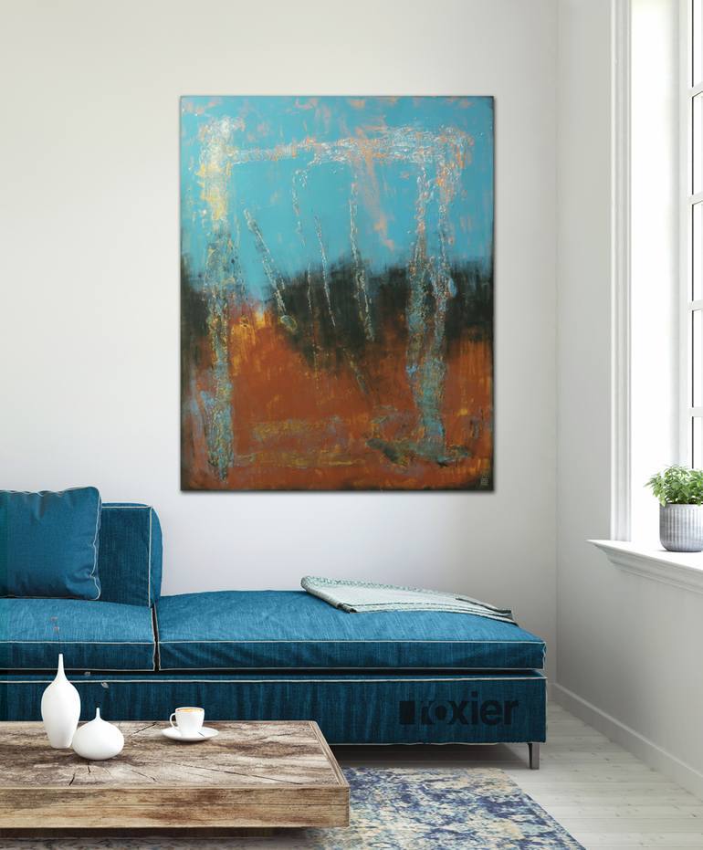 Original Abstract Painting by Ronald Hunter