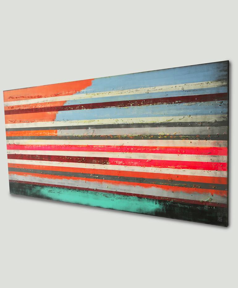 Original Modernism Abstract Painting by Ronald Hunter