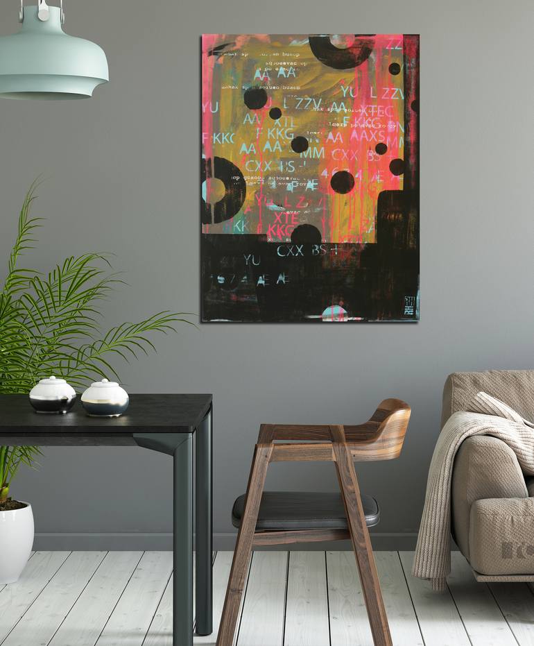 Original Abstract Painting by Ronald Hunter