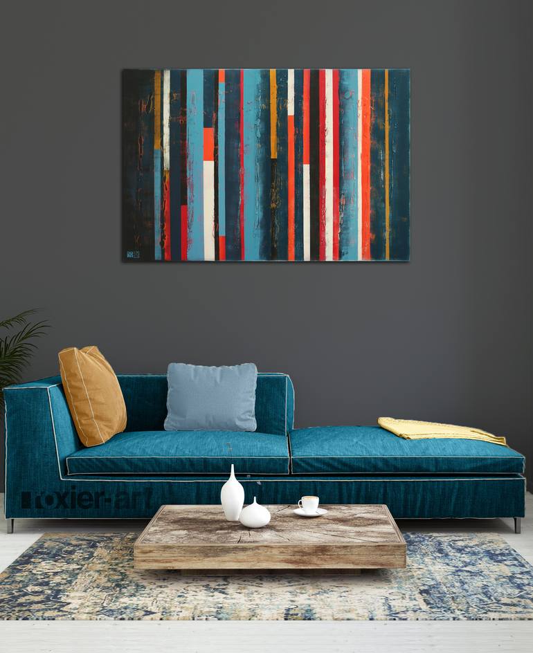 Original Modern Abstract Painting by Ronald Hunter