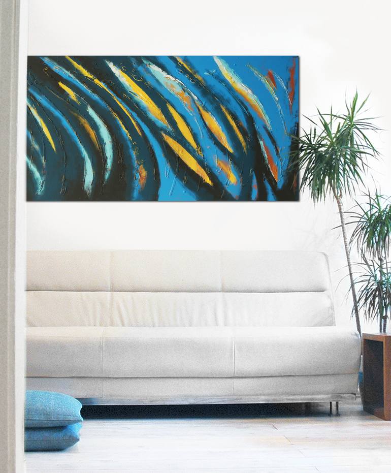 Original Modern Abstract Painting by Ronald Hunter