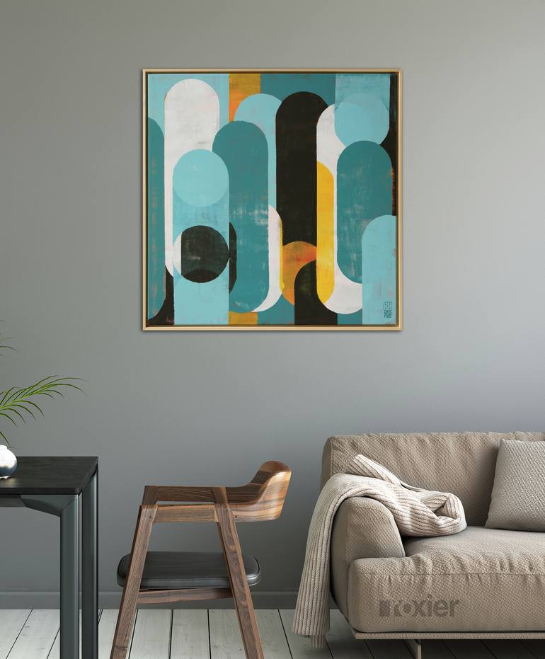 Original Modern Abstract Painting by Ronald Hunter