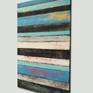 One of Ronald’s favourite artworks is the ‘Panels’ serie, this idea came from a huge table Ronald used to work on with large wooden panels. Through multiple layers of paint and texture he aims to create a sense of depth – there is always something new to discover in this work of art.