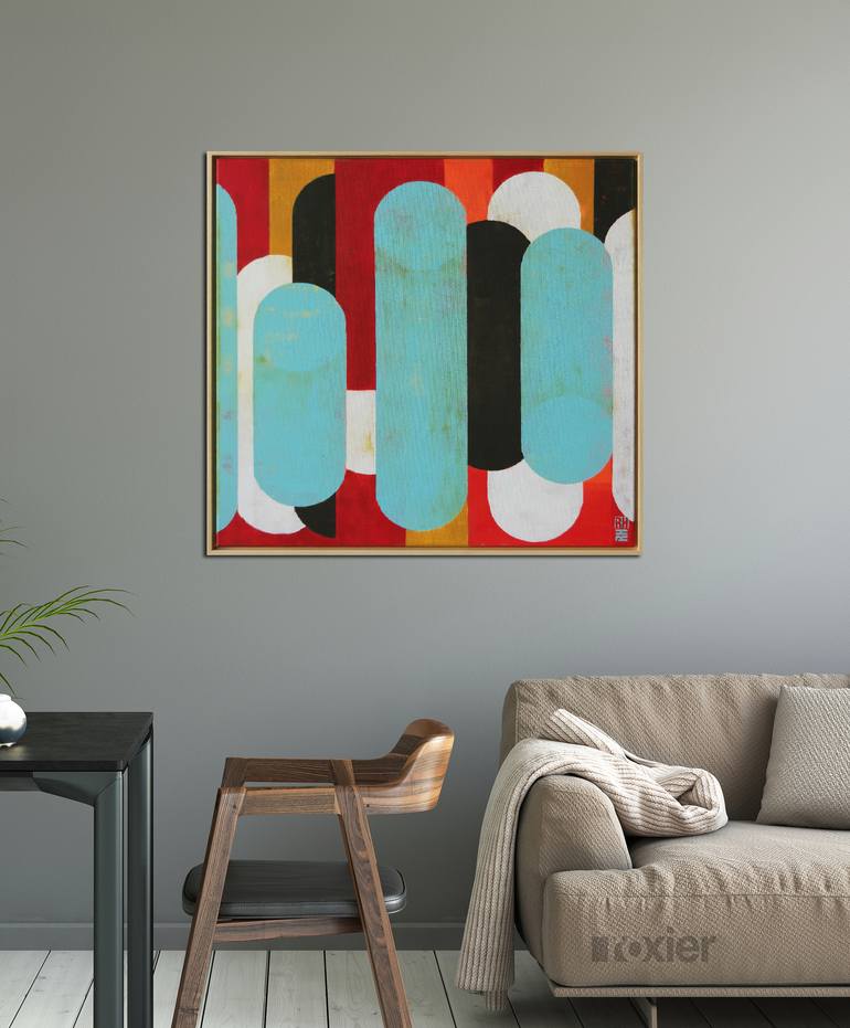 Original Abstract Painting by Ronald Hunter